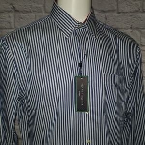 Tommy Hilfiger Striped L/S Dress Shirt - NWT